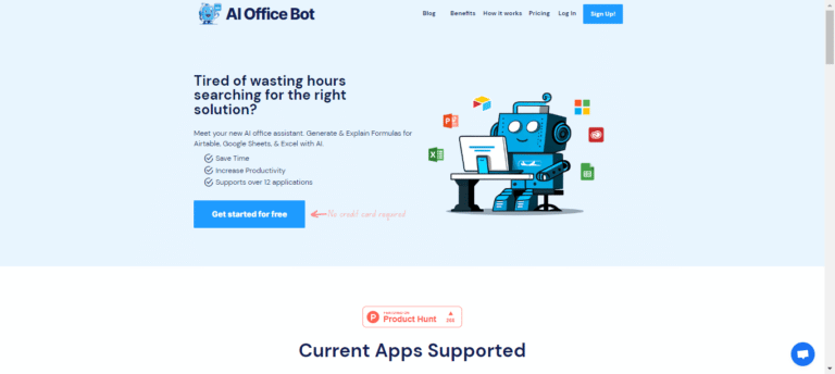 אתר AI Office Bot