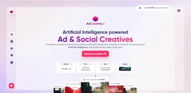 אתר Adcreative.ai