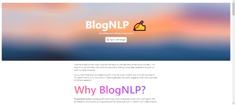 אתר BlogNLP