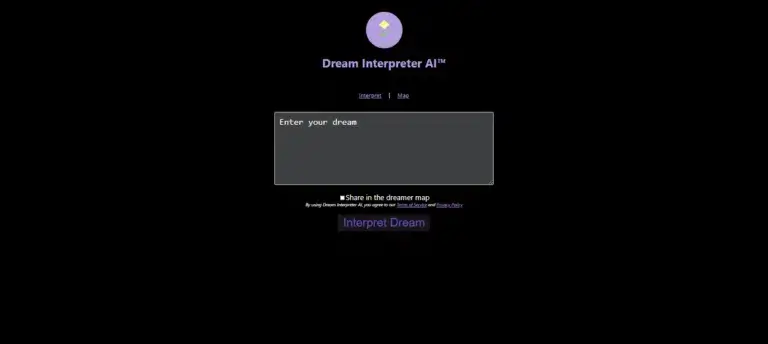 אתר Dream Interpreter