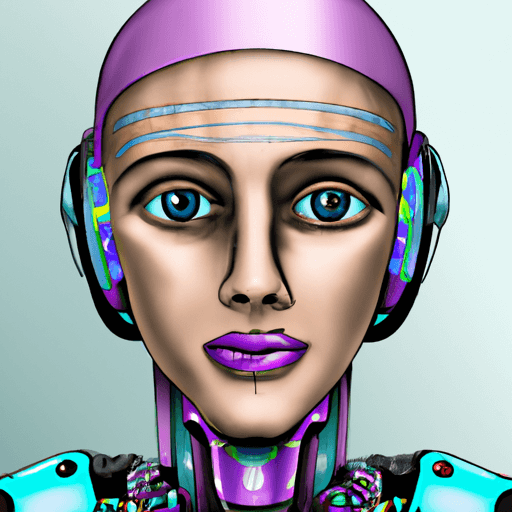 איור של רובוט עתידני המופעל על ידי בינה מלאכותית עם פנים דמוי אדם, המייצג את היכולות ההולכות וגדלות של בינה מלאכותית.