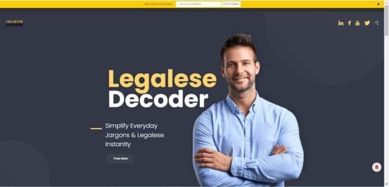 אתר Legalese Decoder