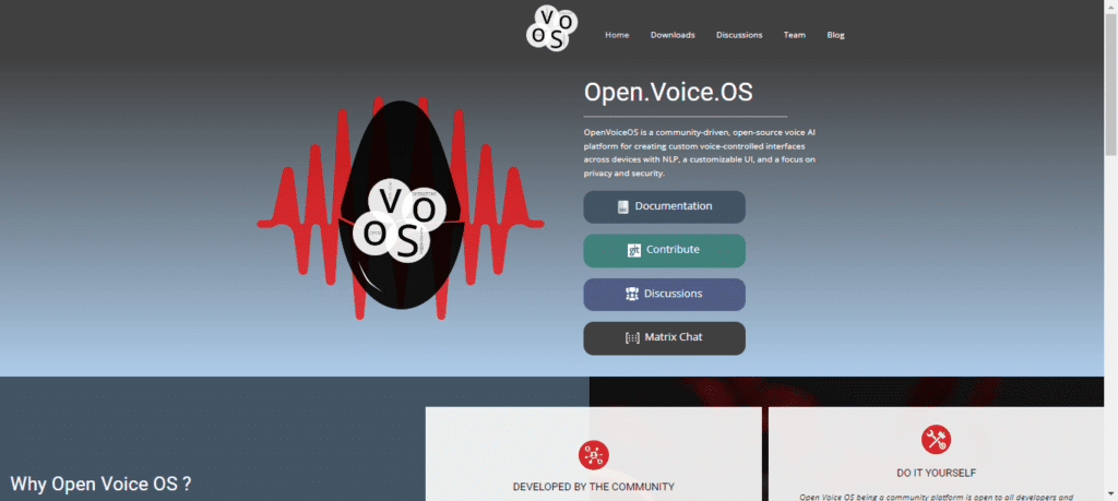 אתר Open Voice OS