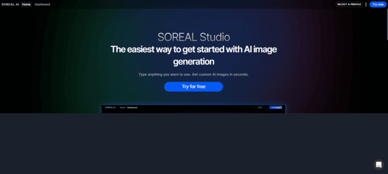 אתר Soreal.AI Studio
