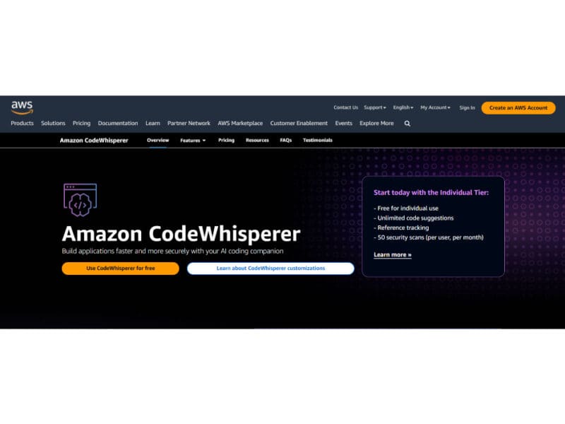 Amazon CodeWhisperer