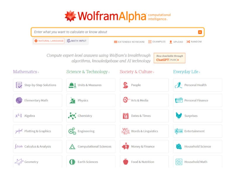 WolframAlpha