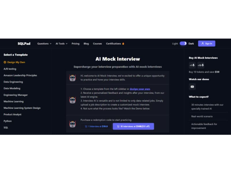 AI Mock Interview